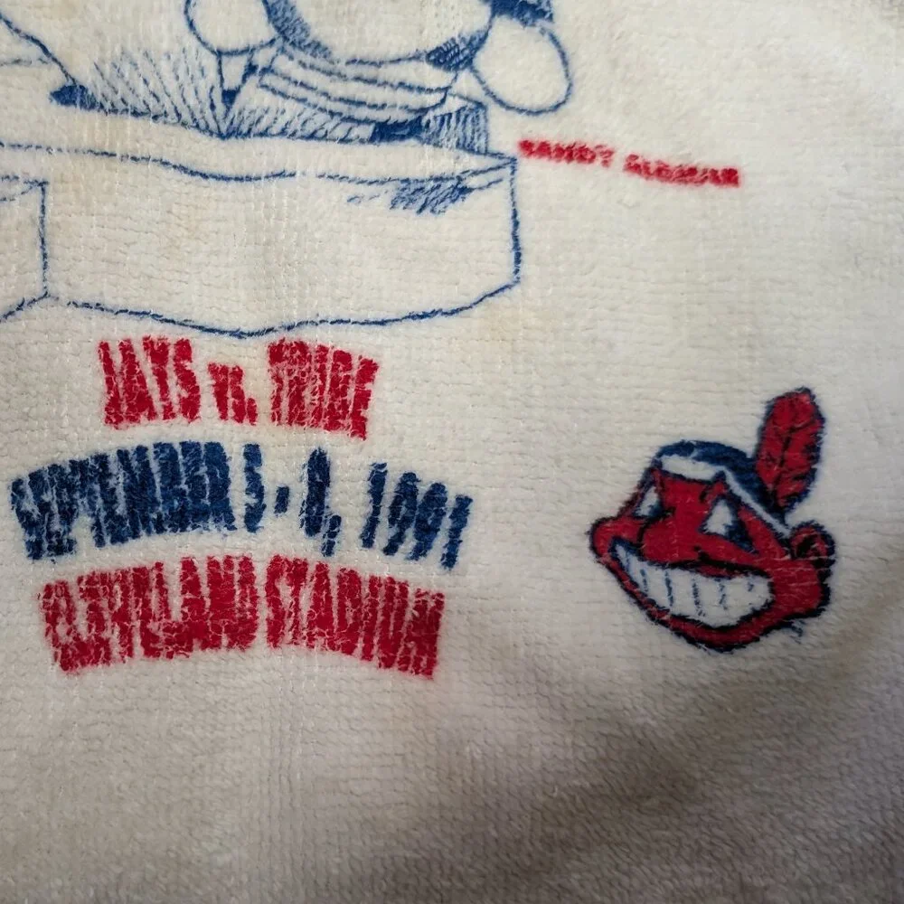 Vintage Cleveland Indians towel